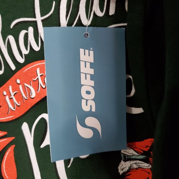 NEW Green Long Sleeve ATV Ridin' Santa Christmas, Lg - Picture 5 of 6